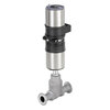 Control valve two-way Type 2564 series 2301 stainless steel/PTFE equal percentage pneumatic R70 Kvs 4.3 EC1935 Tri-clamp 34mm PN16 DN15